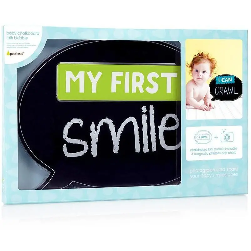 Pearhead Baby Chalkboard Talk Bubble 1