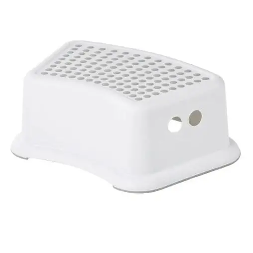 Big Softies Plastic Step Stool White 1