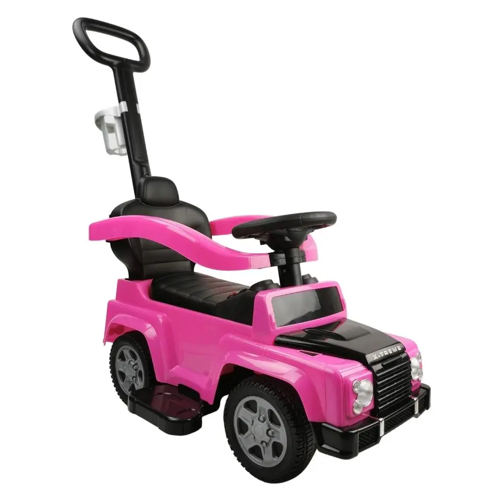 Kids Explorer Foot-To-Floor Ride On Car - Pink 1