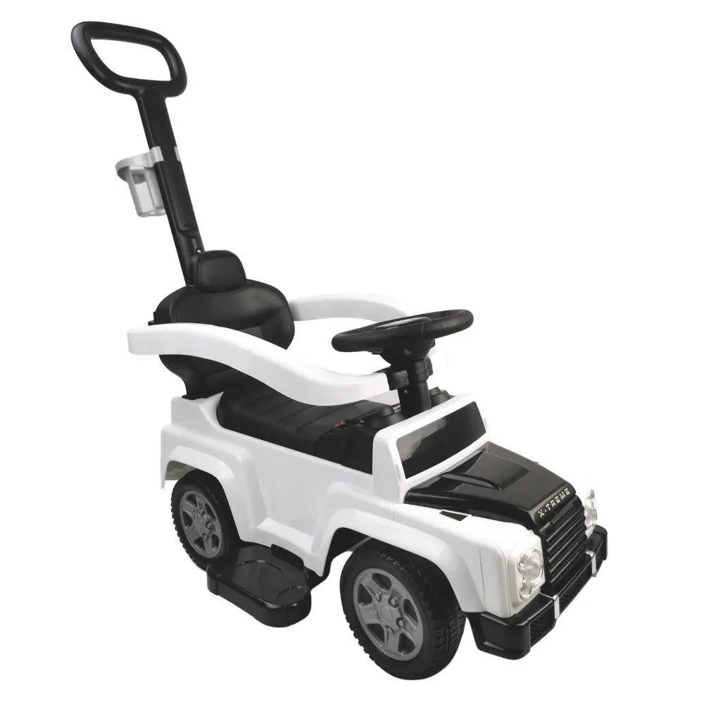 Kids Explorer Foot-To-Floor Ride On Car - White 1