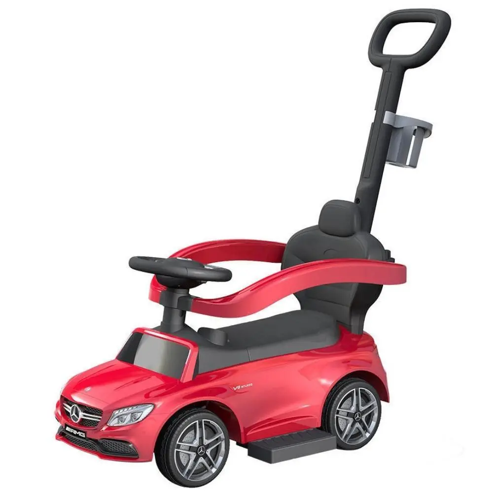 Licensed Mercedes Amg C63 Coupe Ride-On Push Car - Red 1