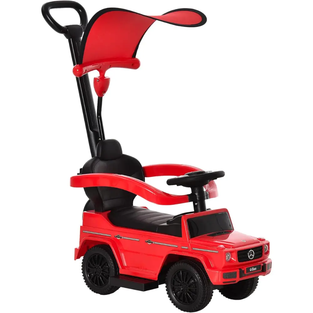 Mercedes Benz G350d Foot-To-Floor Ride On Car With Canopy - Red 1