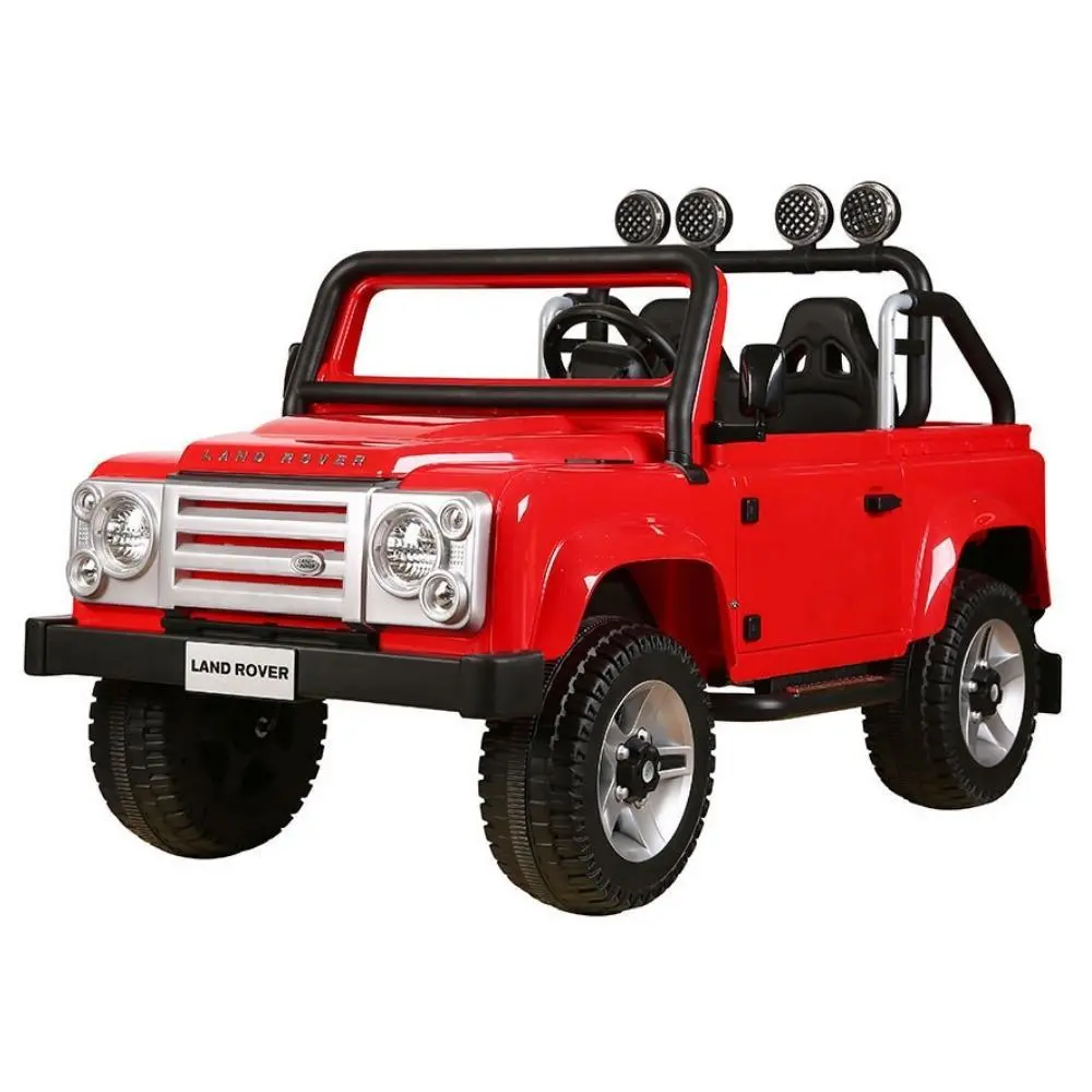 Land Rover Defender Kids 12V Battery Ride-On Car - Red 1