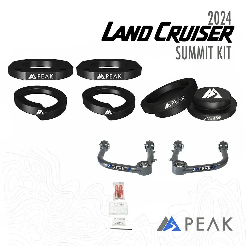 Peak Suspension 2-Piece Summit Kit – 2.25″ Lift For Land Cruiser 250 1