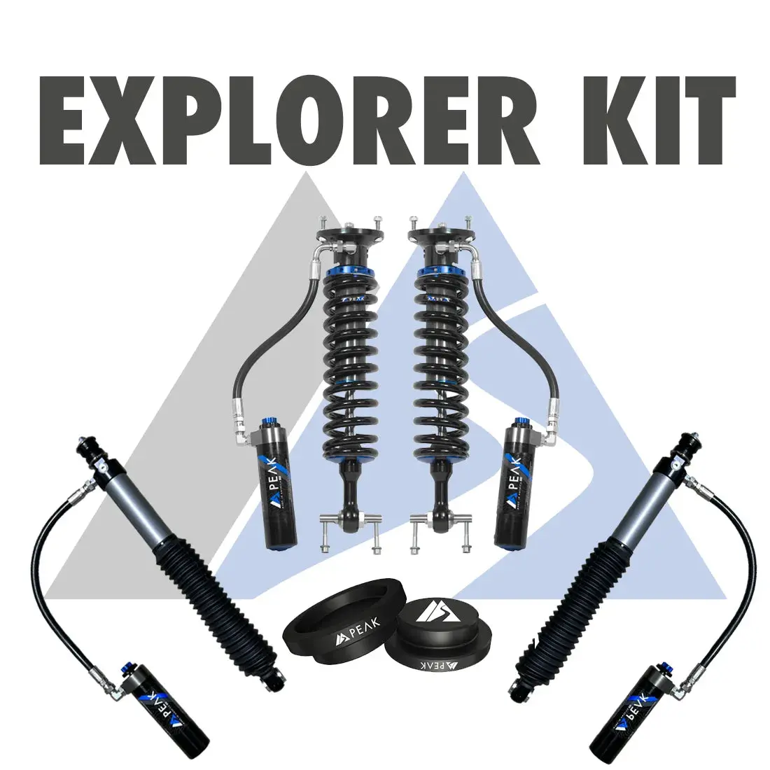 Peak Suspension 2.5″ Dsc Coilover Explorer Kit For Land Cruiser 250 1