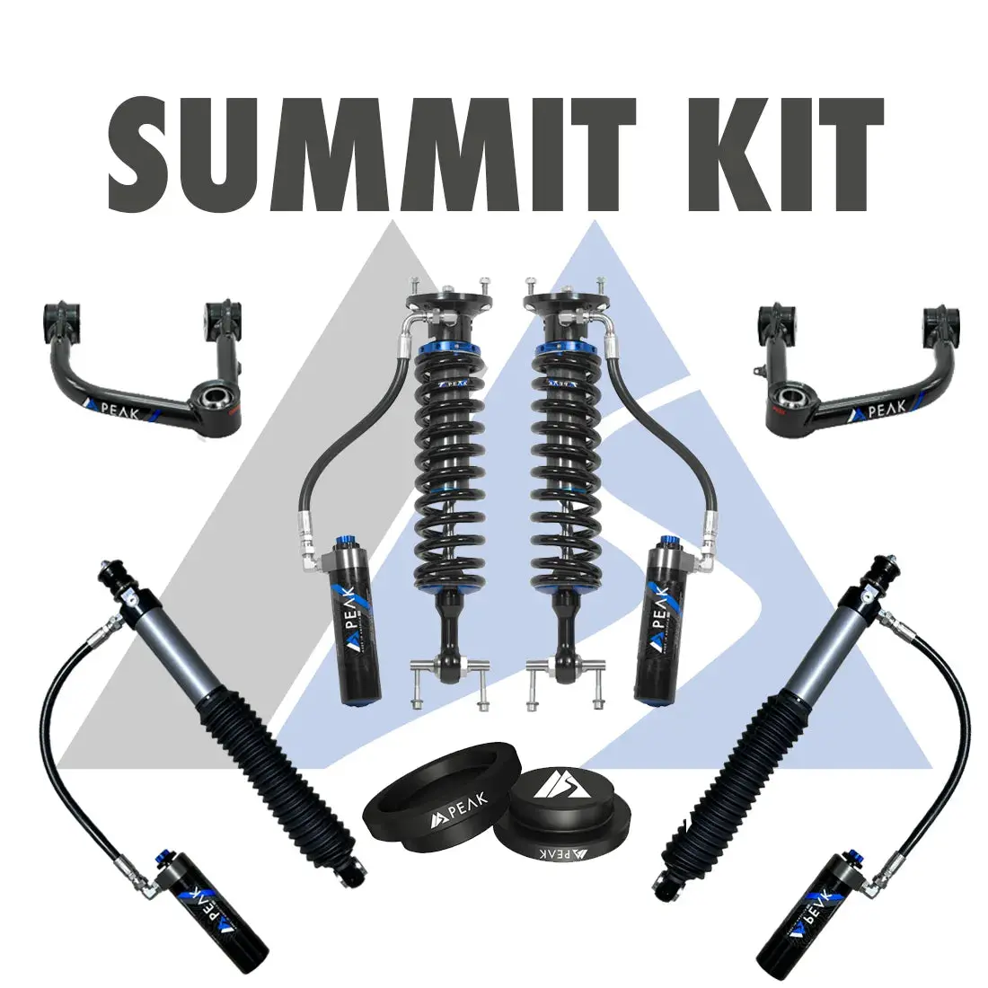 Peak Suspension 2.5″ Dsc Coilover Summit Kit For Land Cruiser 250 1