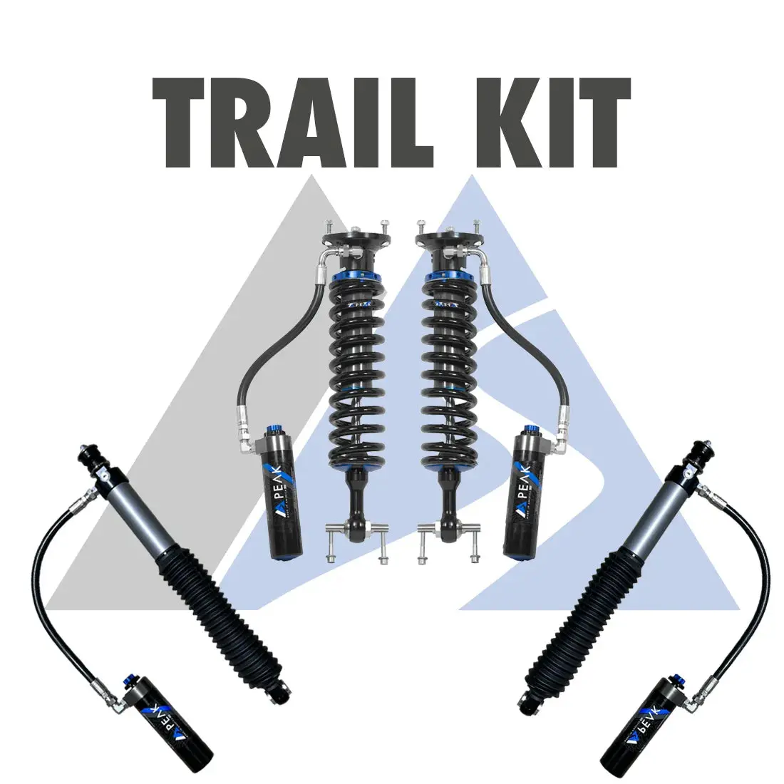 Peak Suspension 2.5″ Dsc Coilover Trail Kit For Land Cruiser 250 1