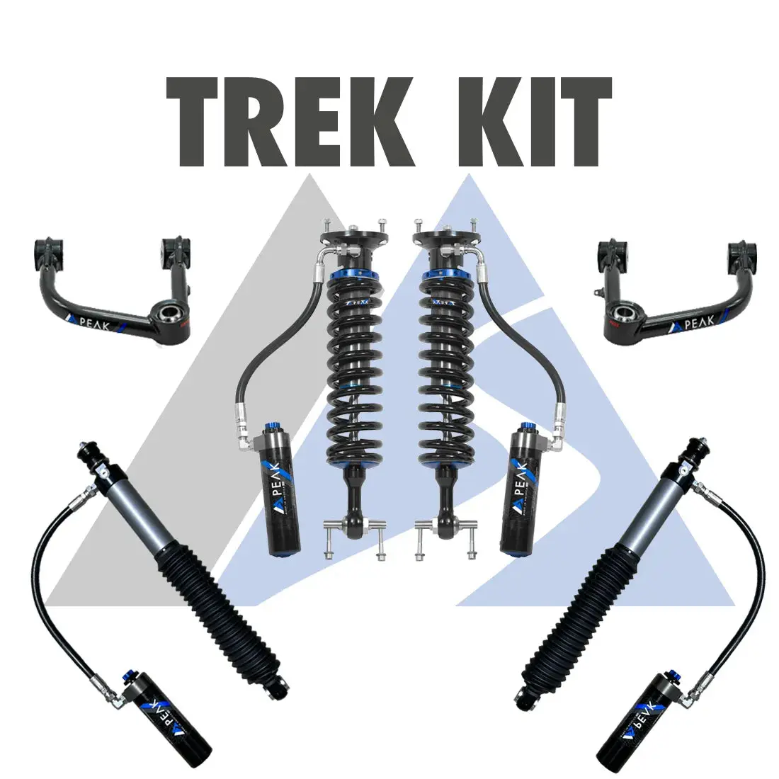 Peak Suspension 2.5″ Dsc Coilover Trek Kit For Land Cruiser 250 1