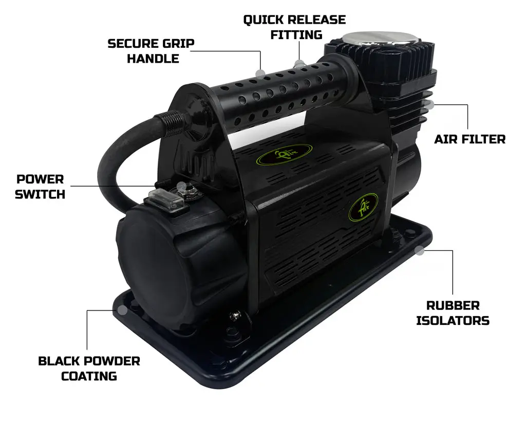 Overland Vehicle Systems Up Down Air Egoi Air Compressor System 5.6 Cfm 1