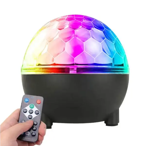 Sansai Led Disco Bright Indoor Party/Night Light W/ Lampshade/Remote Control 1