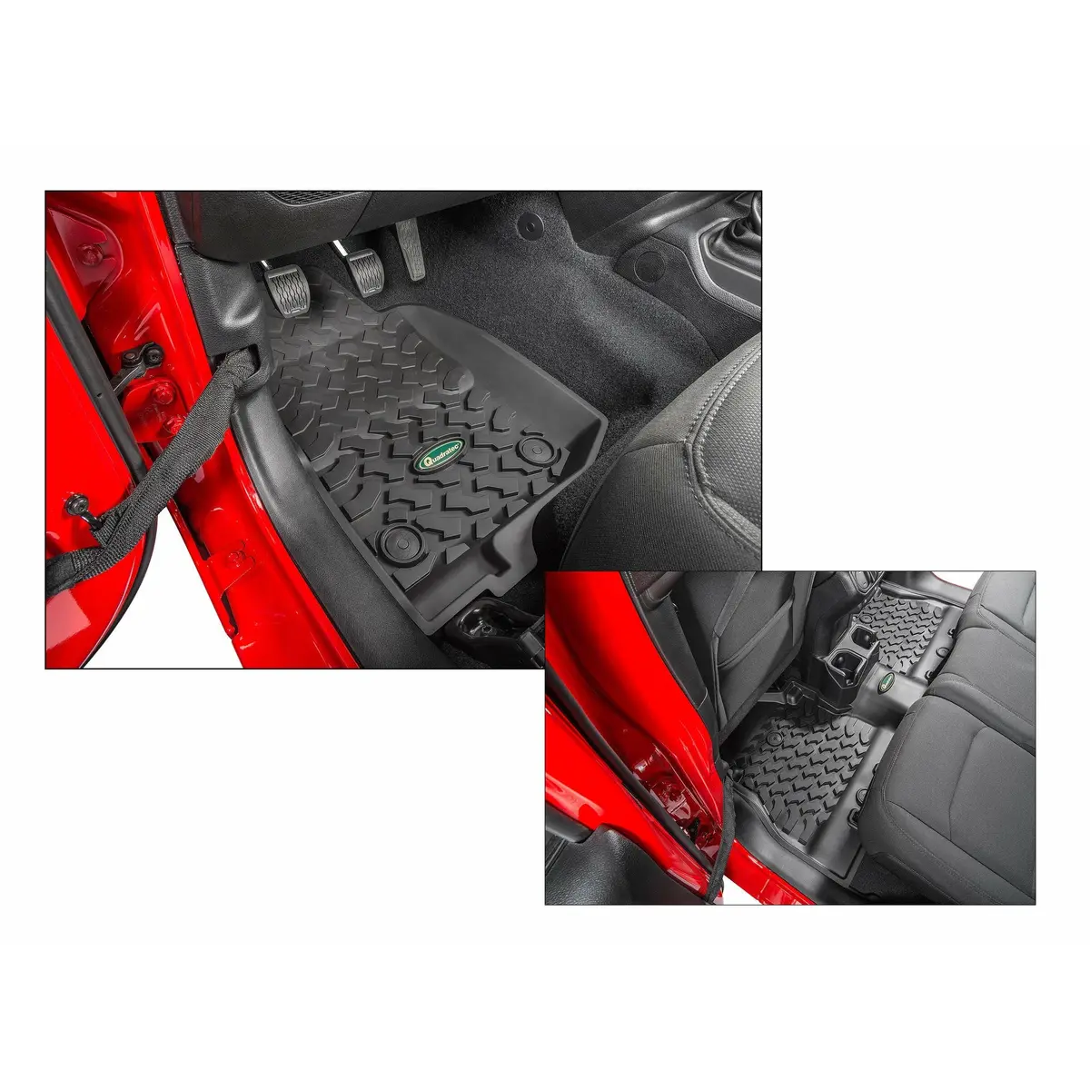 Quadratec Ultimate All Weather Floor Liners For 18-25 Jeep Wrangler Jl Unlimited 2