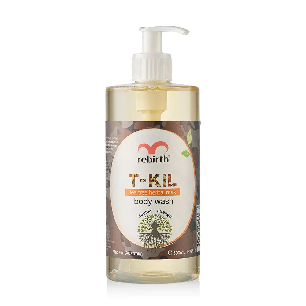 Rebirth T-Kil Tea Tree Herbal Max Body Wash (Rb92) 500Ml 1