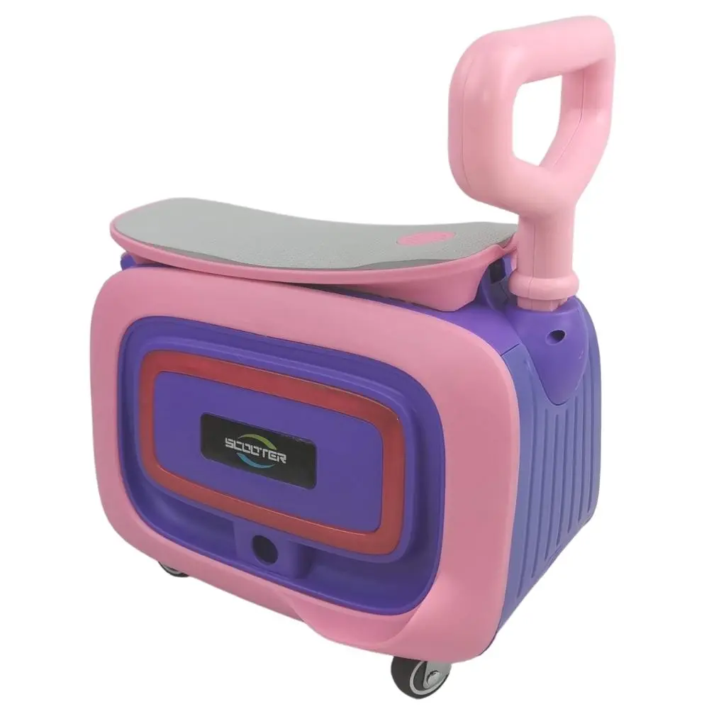 Supermax Mini Suitcase Kids Ride-On Toy - Pink 1