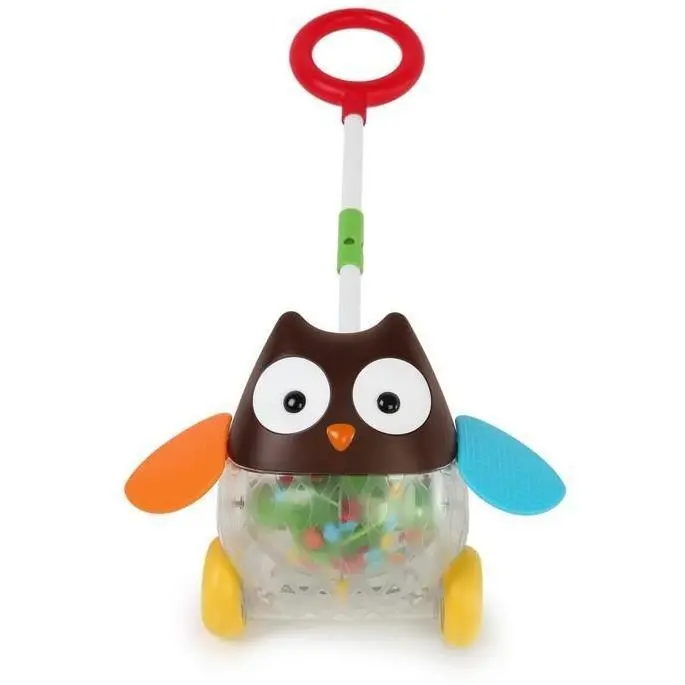 Skip Hop Explore & More Rolling Owl Push Toy 1