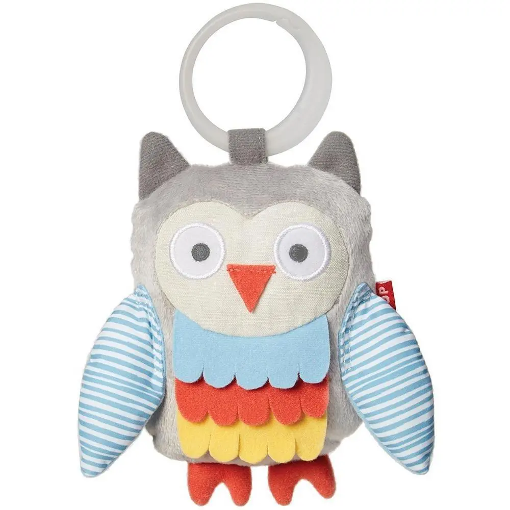 Skip Hop Treetop Friends Wise Owl Stroller Toy - Grey / Pastel 1