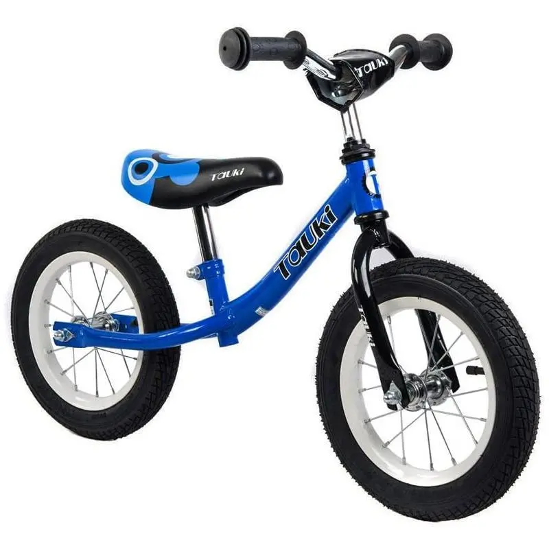 Kid Balance Bike No Pedal Push Bicycle 12 Inch - Blue 1