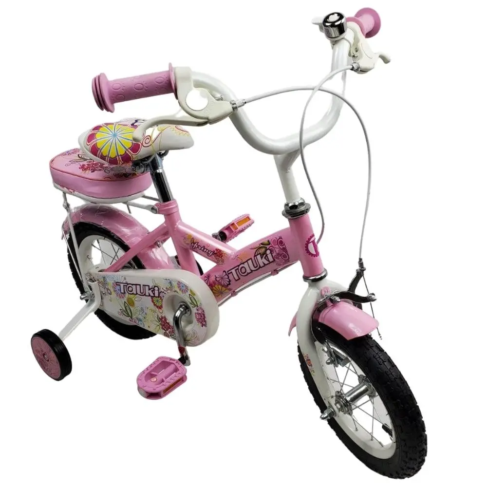 Supermax Kids Floral 12 Inch Bike - Pink 1