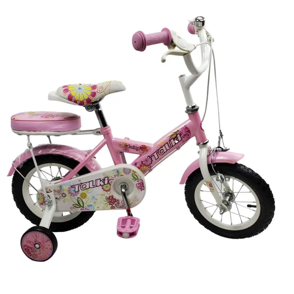 Supermax Floral 16 Inch Kids Bike - Pink 1
