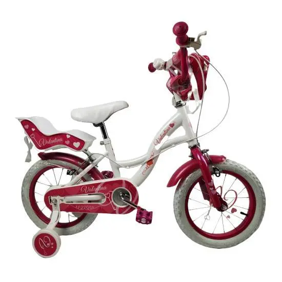 Supermax Pink Purple Valentina 14 Inch Girls Bike 1