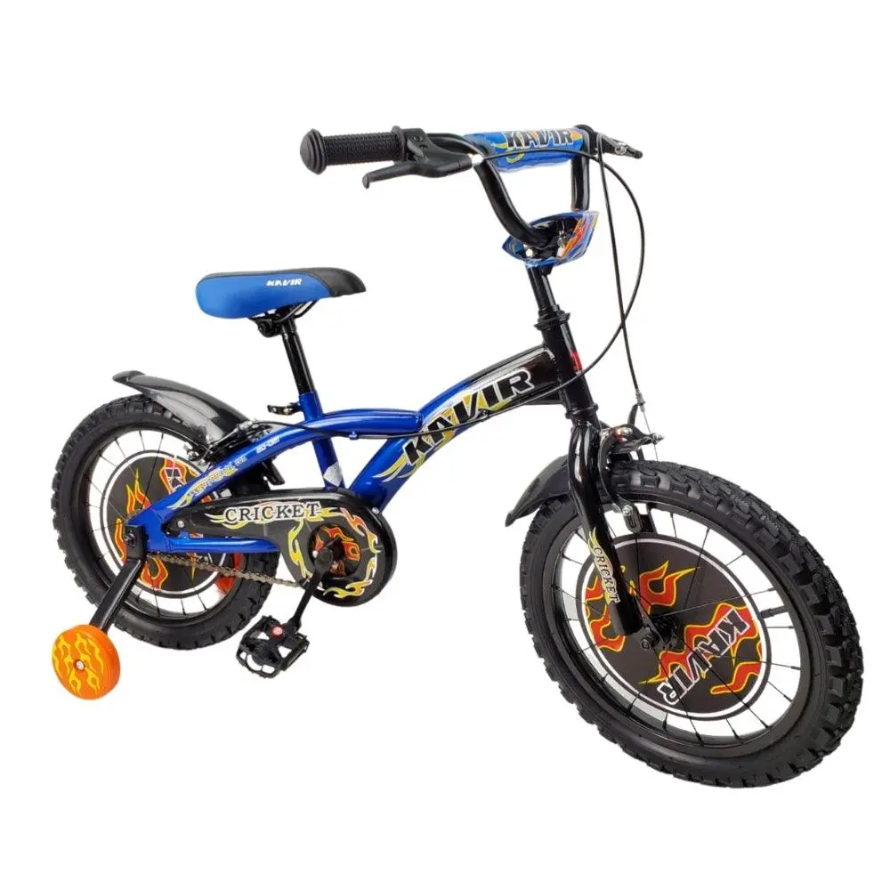 Supermax Cricket 16 Inch Kids Push Bike - Blue 1