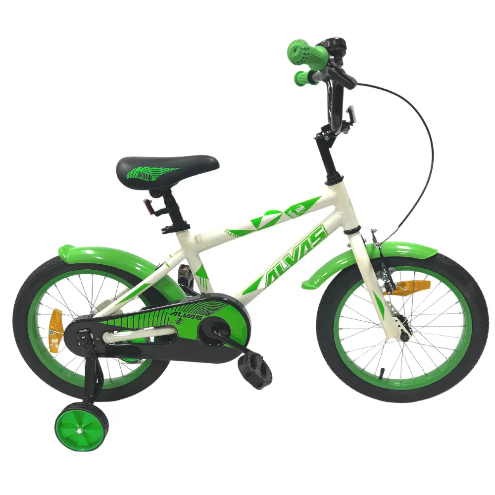 Supermax Alvas 16 Inch Boy Bike Green 1