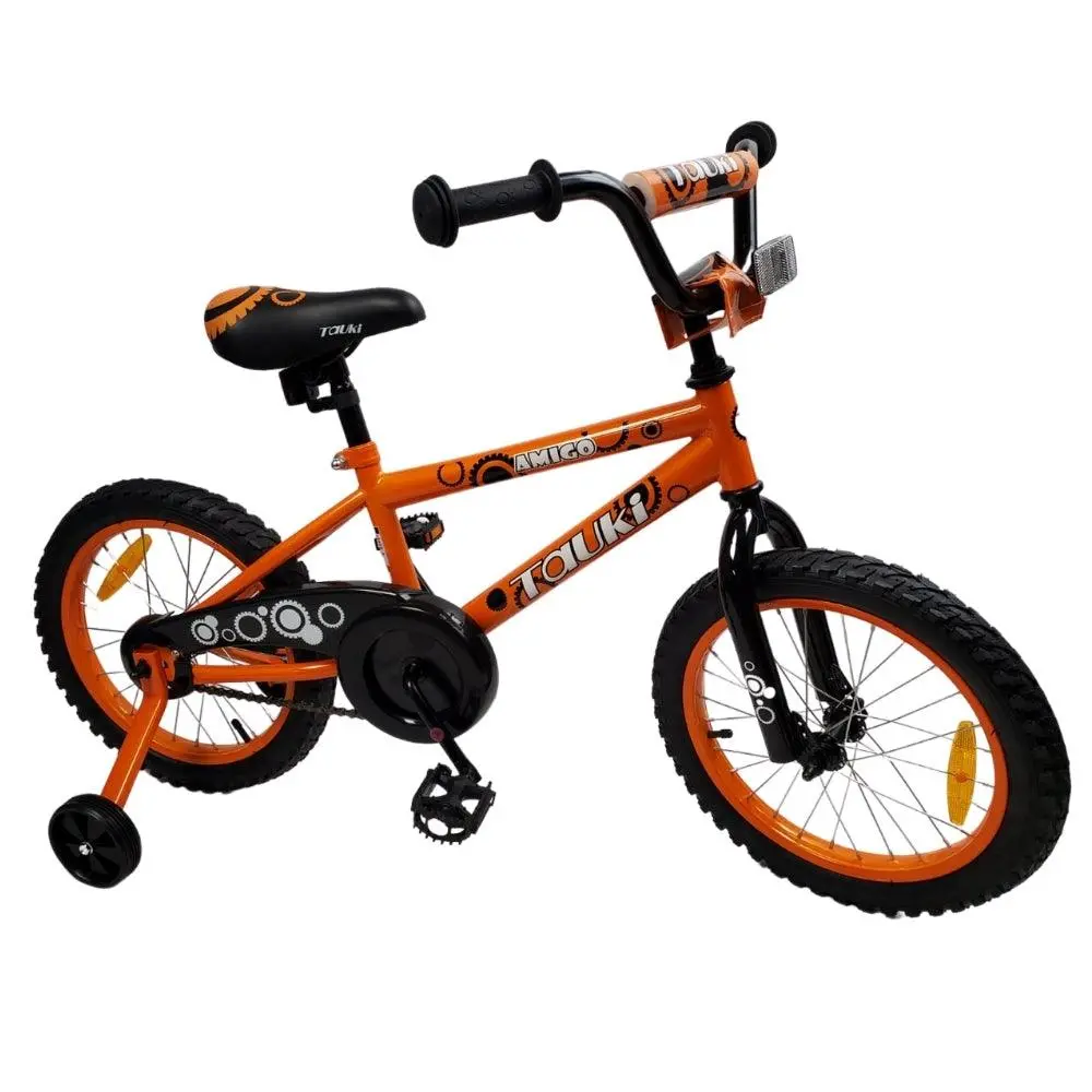 Supermax Amigo 16 Inch Kids Push Bike - Orange 1