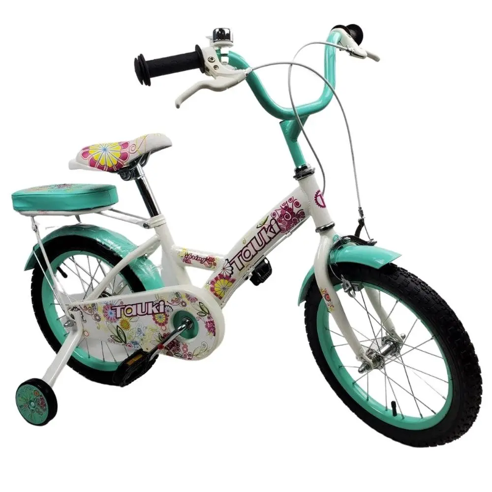 Supermax Floral 16 Inch Kids Bike - Aquamarine 1