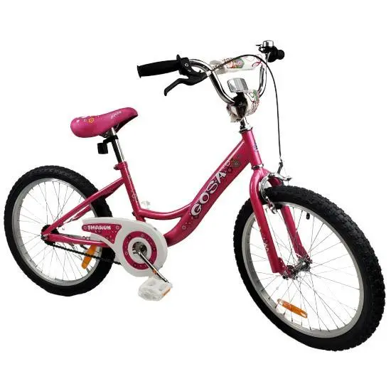 Supermax Girls 20 Inch Bmx Push Kids Bike - Pink 1