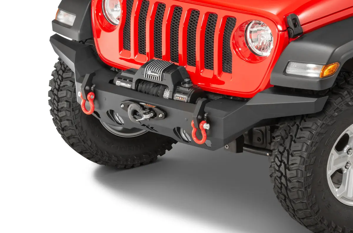 Rugged Ridge Hd Full Width Front Bumper For 07-22 Jeep Wrangler Jl, Jk & Gladiator Jt 1