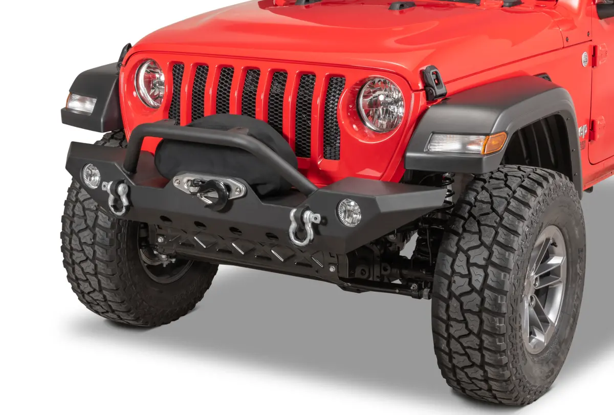 Tactik Hd Front Bumper W/ Hoop For 18-26 Jeep Wrangler Jl & Gladiator Jt 1