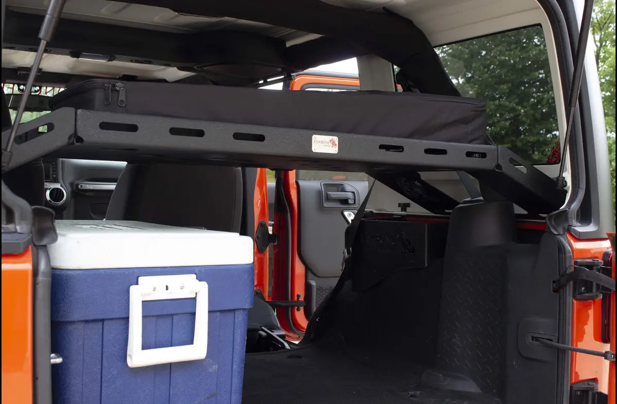 Fishbone Offroad Interior Storage Rack For 07-18 Jeep Wrangler Jk Unlimited 4-Door 1