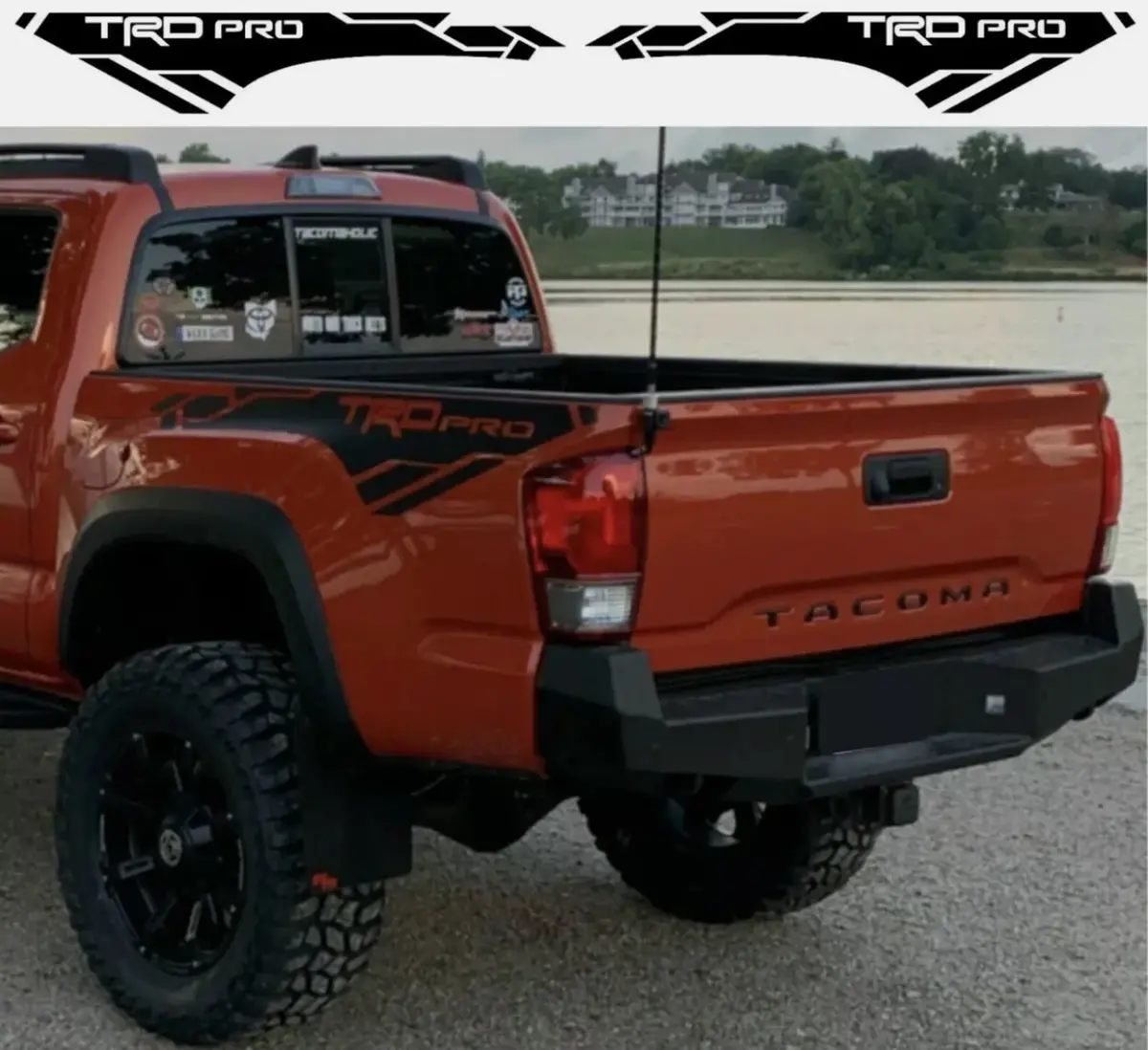 Toyota Tacoma Trd Pro 2016-2021 Side Bed Vinyl Decals Graphics Rally Stickers 1