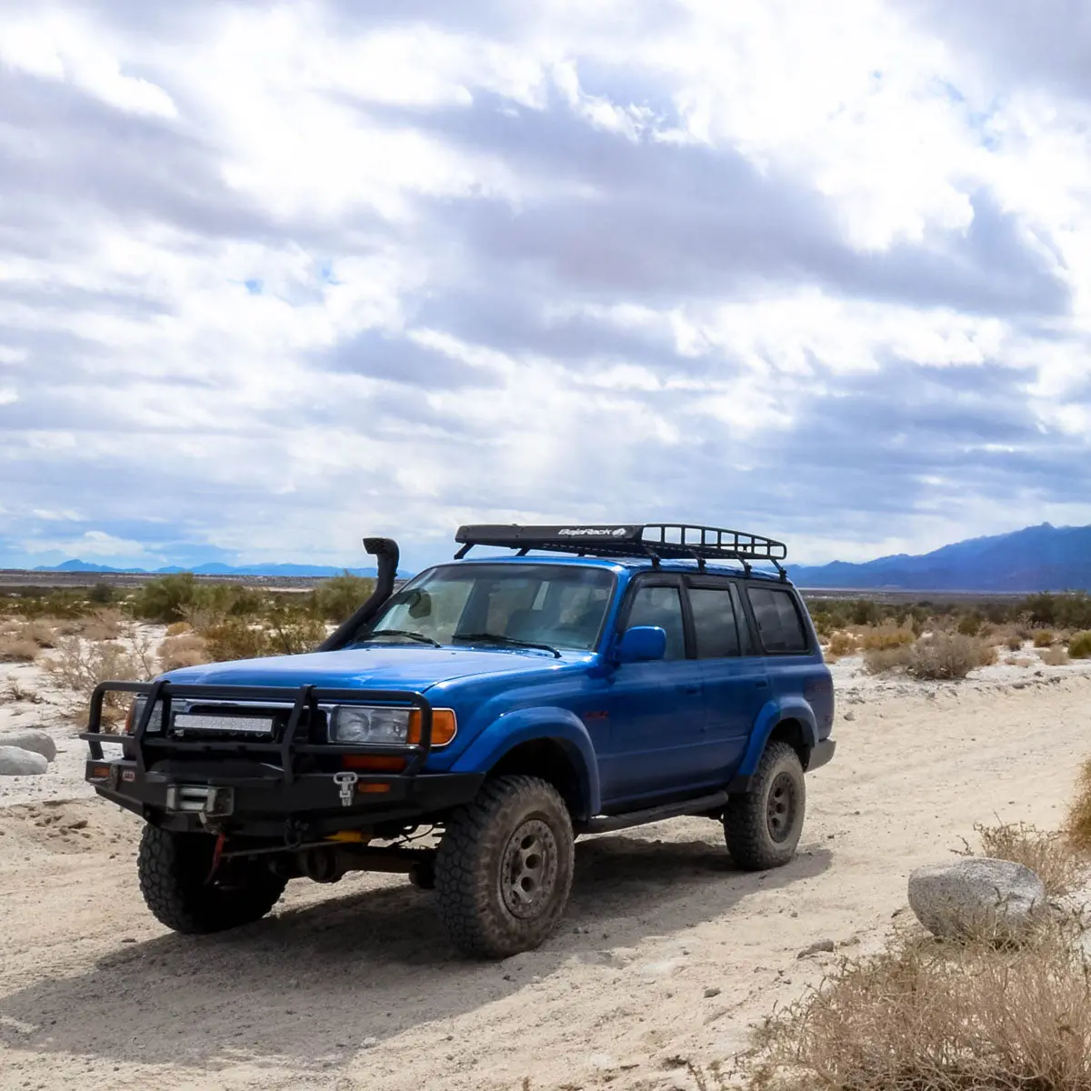 Bajarack Standard Roof Basket - Long - For Land Cruiser 80 Series 1