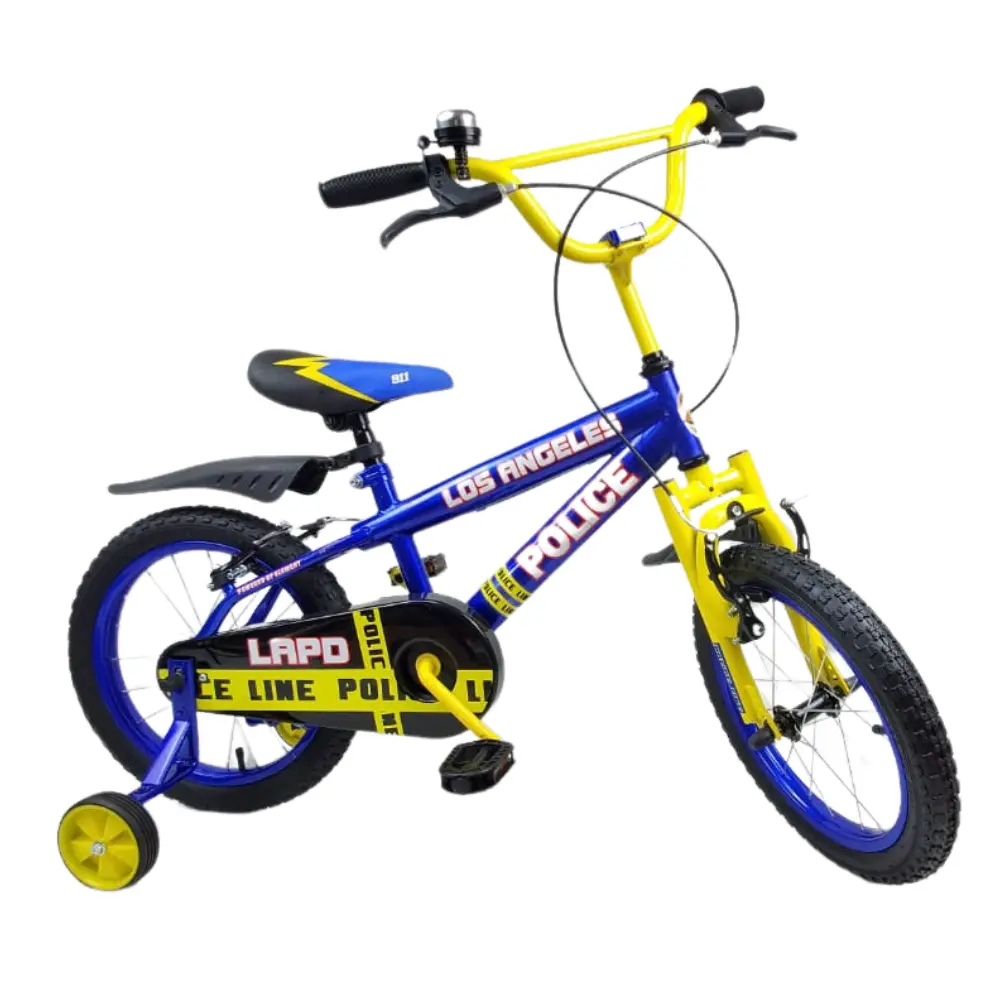 Supermax Police 16 Inch Kids Push Bike 1