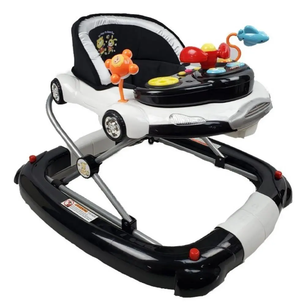 Car Theme Baby Walker Rocker Play Activity Centre Black 1