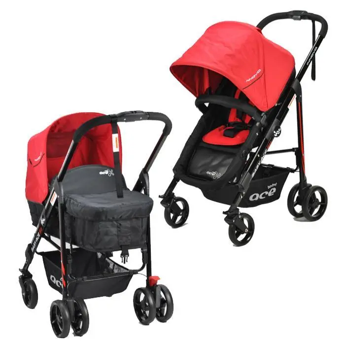 Baby Ace Innova Stroller - Red 1