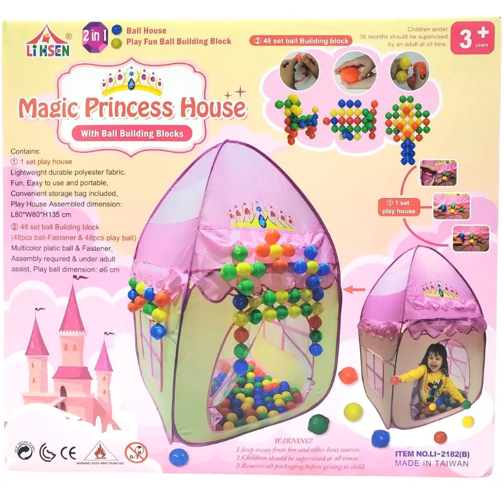 Magic Princess House With Ball Building Blocks 1