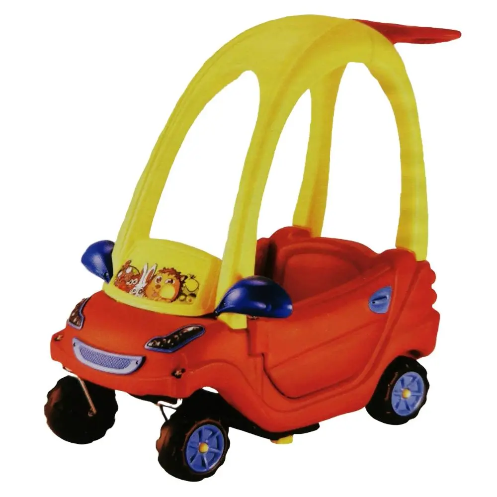 Aussie Baby Coupe Car - Red / Yellow 1