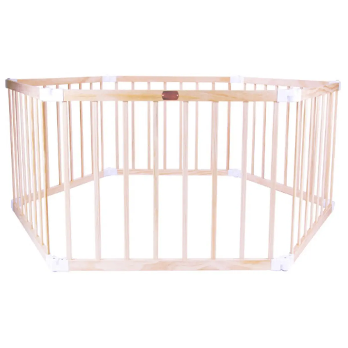 Tikk Tokk Little Boss Hexagonal Playpen - Natural 1