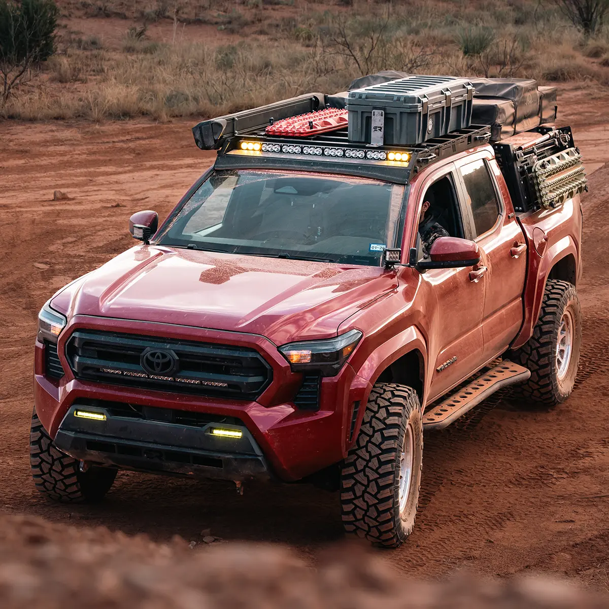 Cali Raised Led Premium Roof Rack For 2024+ Toyota Tacoma 1