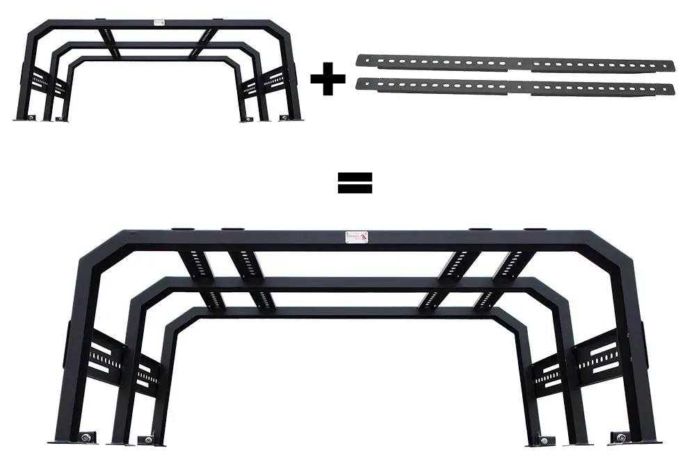 Fishbone Additional Top Rails For 61" Fishbone Tackle Racks For Jeep Gladiator 2020+ 1