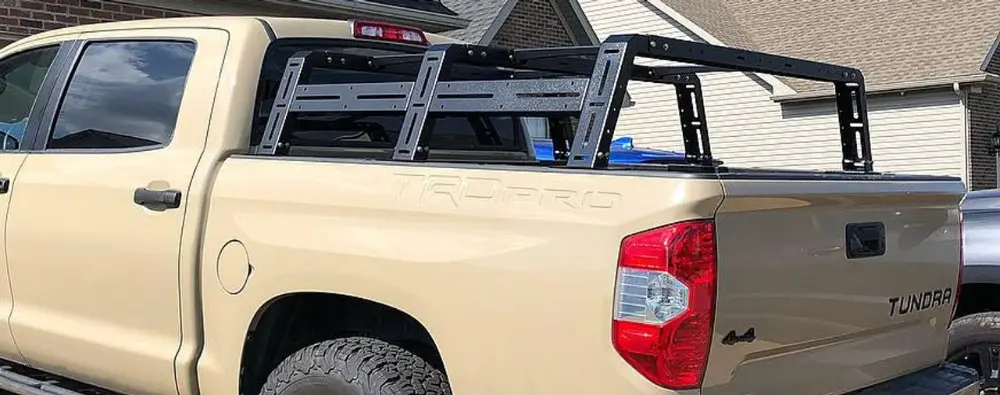 Datin Fab Base Station Bed Rack 12" For Toyota Tundra 1