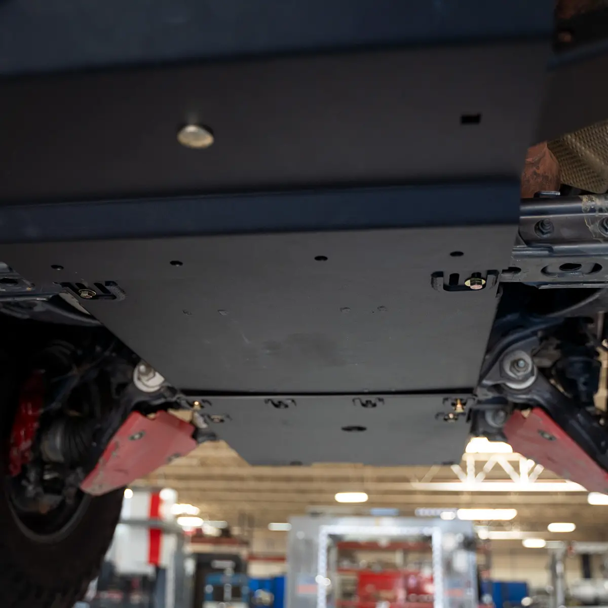 Cali Raised Led Transfer Skid Plate For 2007-2014 Toyota Fj Cruiser 1