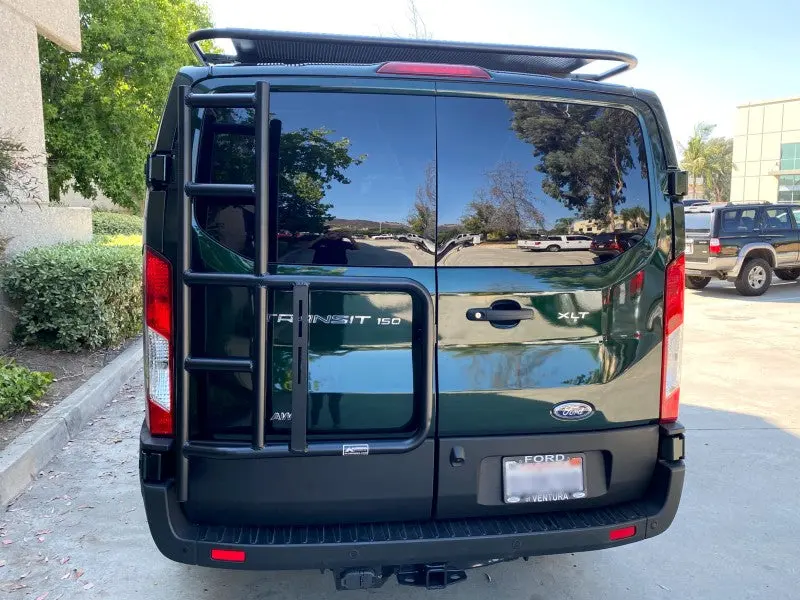 Aluminess Rear Door Ladder For Ford Transit 2015+ 1