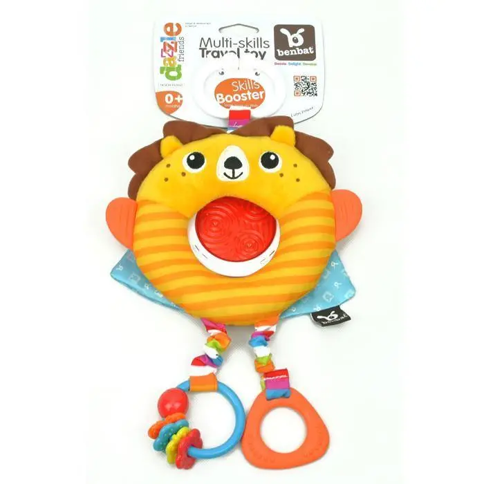 Benbat Dazzle Friends Clip On Travel Toy - Lion 1