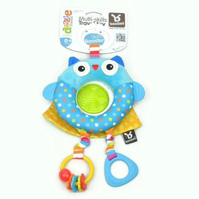 Benbat Dazzle Friends Clip On Travel Toy - Owl 1