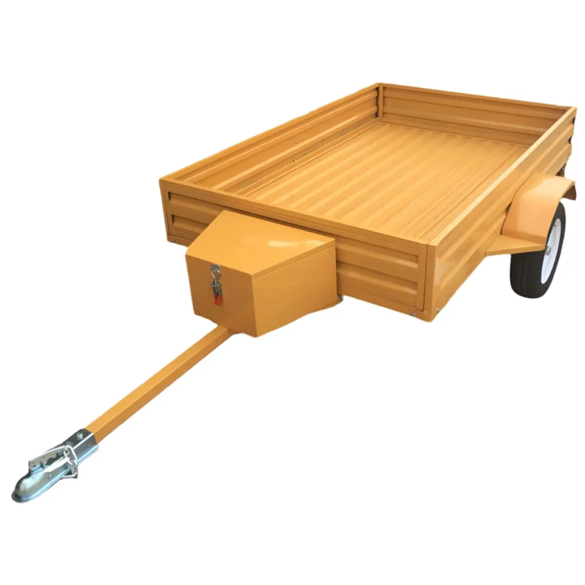 Heavy-Duty Box Trailer Yellow | Pro Performance | Uae 1