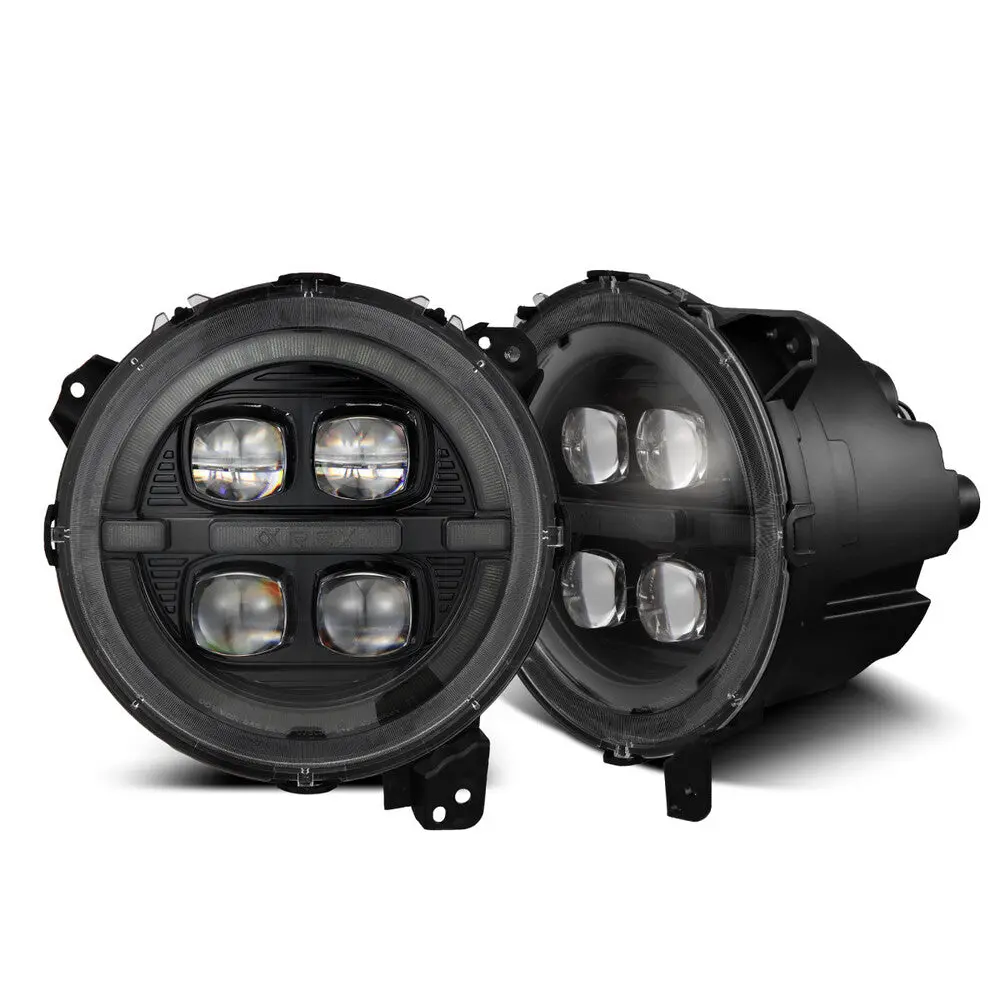 Alpharex Nova Series Led Projector Headlights - Jeep Wrangler/Gladiator 18-24 1