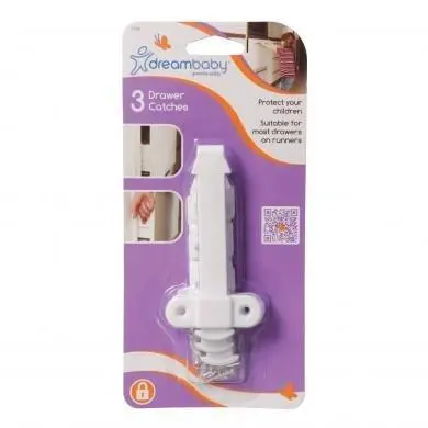 Dreambaby Drawer Catches (3Pk) 1