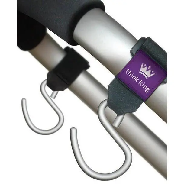 Think King Mighty Buggy Hooks- Silver (Set Of 2) 1